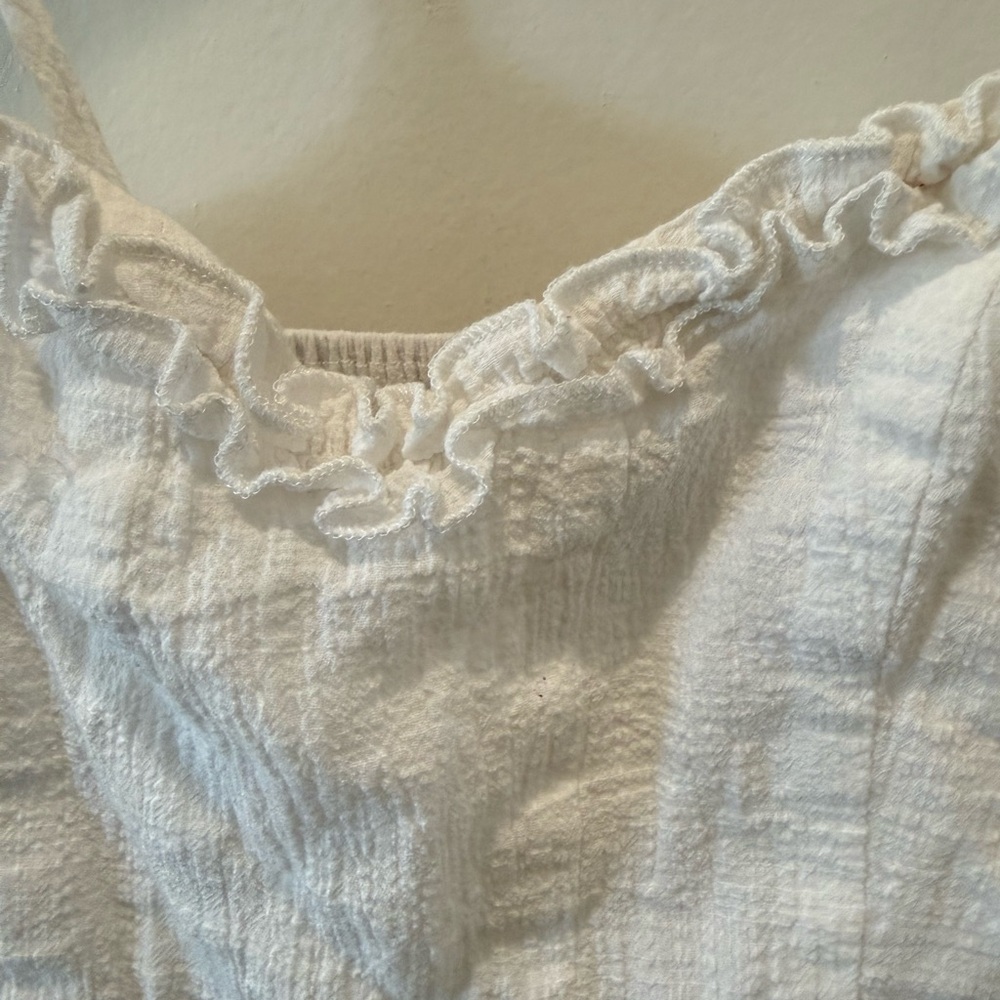 Princess Polly white mini dress size 2 - Picture 6 of 9